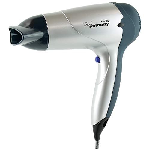Image of Paul Anthony Eco-Dry 1600w Hair Dryer / 3 Heat Settings / 3 Speed Settings/Concentrator Nozzle/Safety Cut-Off/DC Motor - Silver - H1316