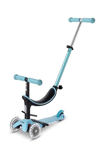 Image of Micro Scooters | Mini Micro 2 Grow LED 4in1 Toddler's Trike | Handlebar Adjustable | Lightweight | 1-6yrs | Boys & Girls | Blue