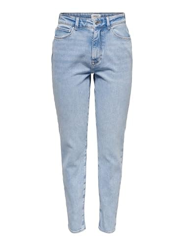 Image of ONLY Women's ONLEMILY Stretch Life HW ST CRO718 NOOS Jeans, Light Blue Denim, 30 / "32