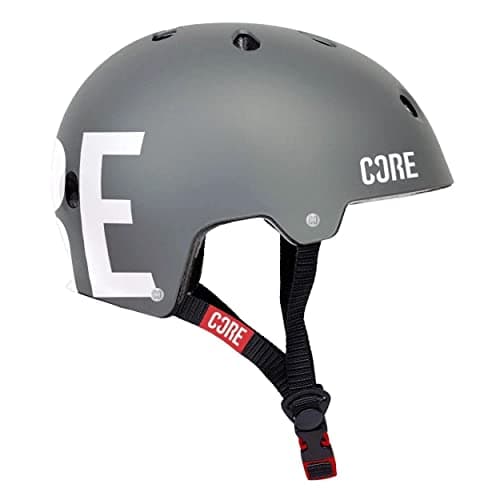 Image of CORE Protection Street Helmet Skate/BMX/Bike/MTB/Roller Derby/Scooter - Grey/White, S/M