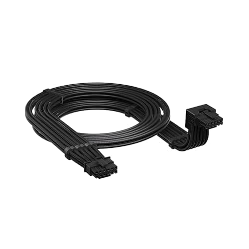 Image of Corsair 90° 12V-2x6 GPU Power Cable – For NVIDIA GeForce RTX Graphics Cards, Easy Connection, Ultra-Flexible, Thermal Protection – Style A