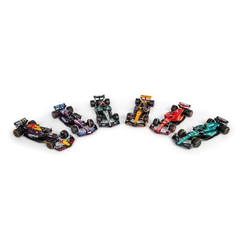 Image of Bburago F1 Formula 1 CAR ASSORTMENT(2024) - 1:43 Scale - Incredibly Detailed Die-Cast Replica Collectible Race Car Models, Multiple Colours