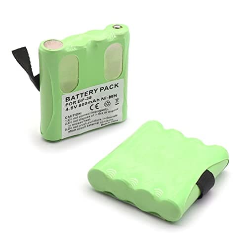 Image of SUNDELY® 2 X Battery Pack Rechargeable Replacement for Motorola Radio TLKR-T3 T4 T5 T6 T7 T8 T9 T50 T60 T61 T80 Extreme T81 Hunter XT180 XTR446 Walkie Talkie Transceiver IXNN4002A 800mAh Ni-MH AAA