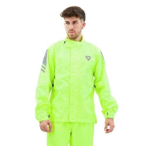 Image of REV'IT! Revit Cyclone 4 H2O Motorrad Regenjacke, neon yellow, S