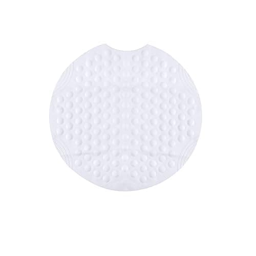 Image of AQUALONA® Premium Shower Mat, Anti-Mould Non-Slip – Extra Soft TPE, Machine Washable – BPA, Latex, Phthalate Free (Bubbles White)