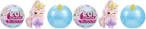 Image of L.O.L. Surprise! Unicorns Tots - Includes 1 Doll, with Lava Lamp Experience & Transparent Features, Blind Packaging, 8 Dolls to Collect, Comes with 2 Colourful Potions, for Kids Ages 4+ (Pack of 2)