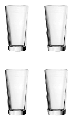 Image of Utopia Perfect Pint Glasses 20oz / 568ml - Set of 4 | Toughened Beer Glasses