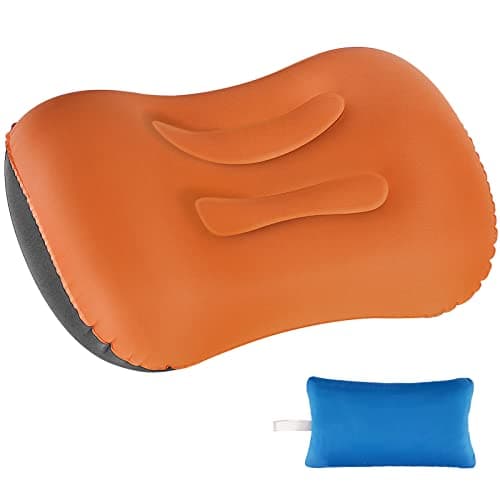 Image of Eono Ultralight Inflatable Camping Pillows for Adults, Compressible Compact Travel Inflatable Pillow, Comfortable Ergonomic Blow Up Air Pillow for Camping, Hiking, Beach, Fishing