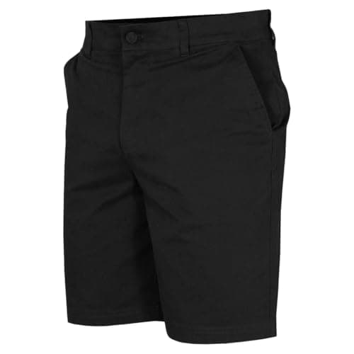 Image of Lyle & Scott Mens Course Stretch Chino Shorts - Jet Black - 34" Waist