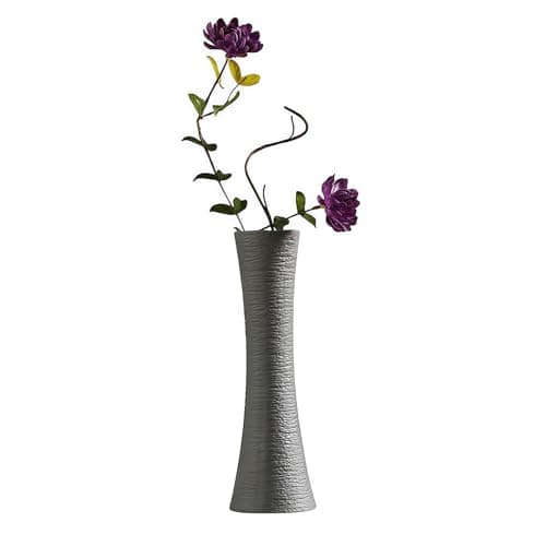 Image of 20CM Small Ceramic Vase Decorative Floral Vase Taper Vase Table Top Small Narrow Neck Vases for Home Decor Living Room Office Centerpieces Wedding Decorative(gray)
