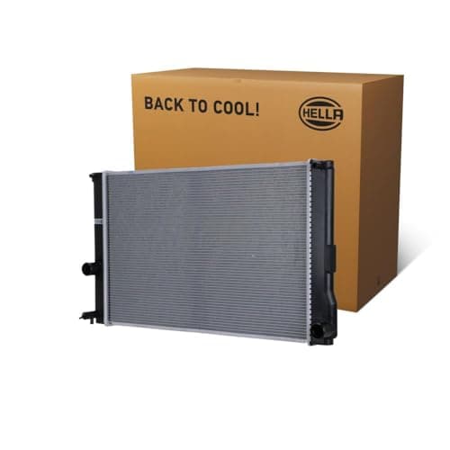 Image of HELLA 8MK 366 300-361 Radiator, engine cooling - Brazed cooling fins - Aluminium/Plastic - with gaskets/seals - without expansion tank