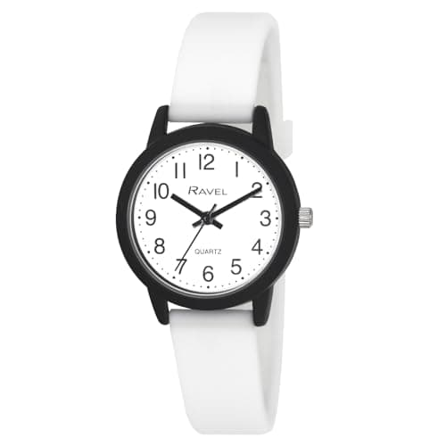 Image of Ravel - Summer in Black Silicone Watch (37mm case) - Analogue Quartz - R1814.4 - White