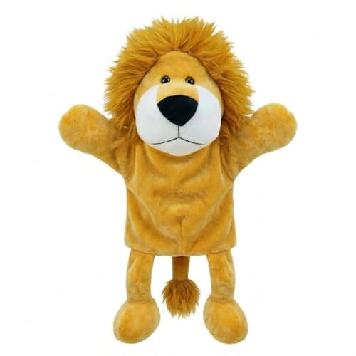 Image of LOMTRATS Animal Hand Puppets for kids,Toddler Includes Wolf Tiger Lion Monkey with Legs, Perfect for Storytelling,Teaching,Preschool,Birthday Gifts