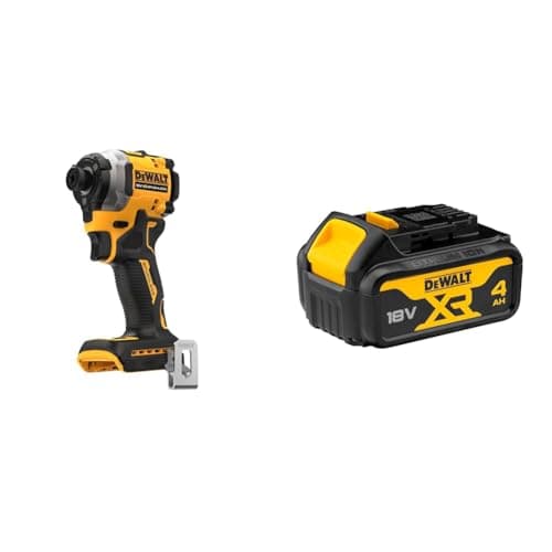 Image of DEWALT DCF850N-XJ 18V XR Brushless Compact Impact Driver - Bare Unit + DEWALT Battery