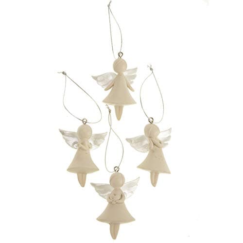 Image of Set Of 4 Small Angel Hanging Decoration By Heaven Sends by Heaven Sends