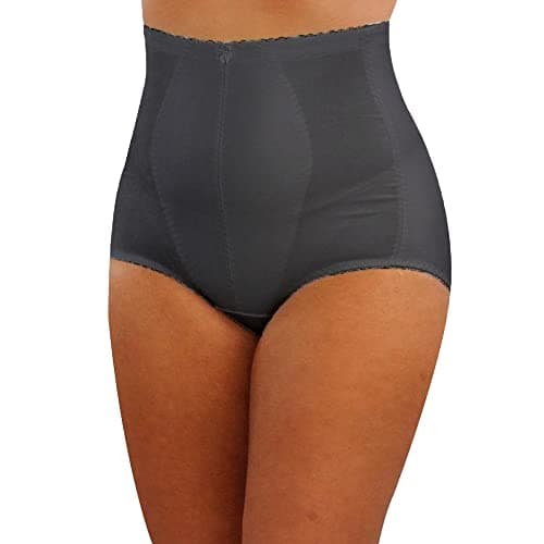 Image of Undercover Tummy Tuck & Bum Lift Medium Control Panty Girdle 210 Black 3XL