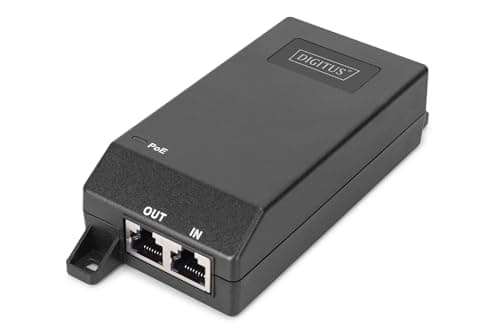 Image of Digitus Gigabit Ethernet PoE+ injector, 802.3at, 30 W
