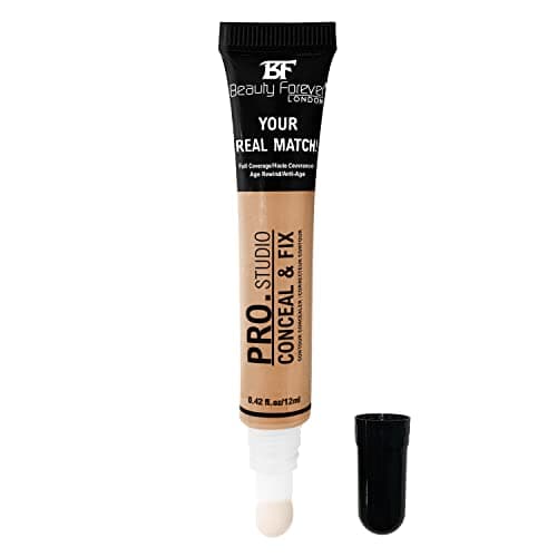 Image of Beauty Forever Pro Studio, Conceal & Fix Contour Concealer, Moisturising & Hydrating Formula, 12ml (35 MEDIUM AMBER)