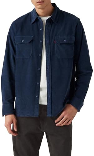 Image of Levi's Men's Jackson Worker Shirt, Zodiac Blue, S