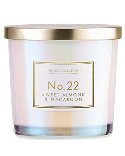 Image of Aldi Hotel Collection 2 Wick Candle No 22 Sweet Almond & Macaroon