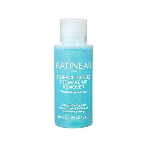 Image of GATINEAU Floracil Gentle Eye Make-Up Remover - 50ml, pH-Balanced Non-Oily Formula, Gently Removes Eye Make-Up & Impurities, Soothes & Refreshes, Travel Size