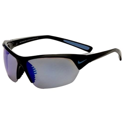Image of Nike Skylon Ace DV2163 Sport Sunglasses Running Training Outdoor Performance Sunglasses, Black/Blue Mirror, One Size