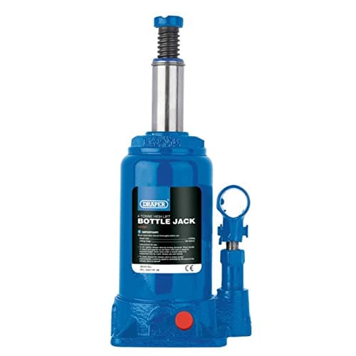 Image of Draper 13107 High Lift Hydraulic Bottle Jack (4 Tonne)