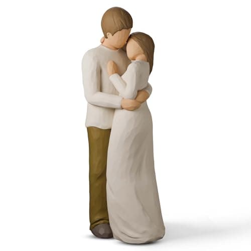 Image of CUNTAUK Couple Figurine, Love Statue Gift for Wedding, Romantic Couple Figurines Best Gifts for Anniversary, Valentine’s Day, Birthday