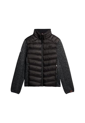 Image of Superdry Storm Hybrid Padded Jacket 2XL Black