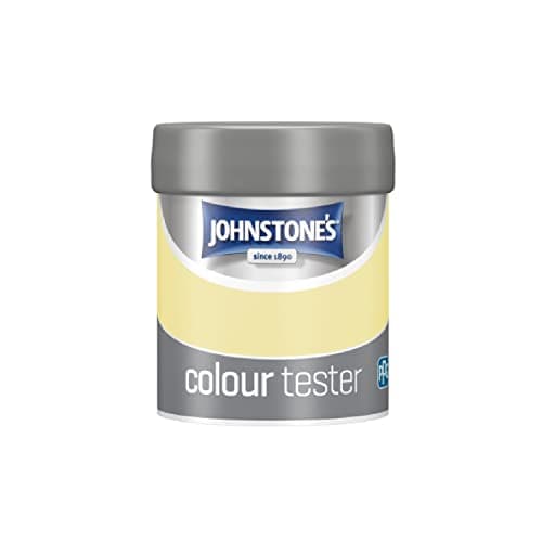Image of Johnstone's Wall & Ceiling Paint Tester Pots - Lemon Daze Emulsion - Easy to Apply - Dry in 1-2 Hours - 75ml