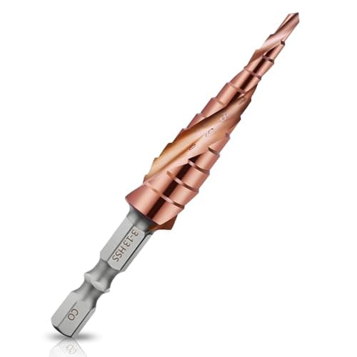 Image of Step Drill Bit for Metal, M35 Cobalt Drill Bits Multiple Hole Stepped Drill Bit (3-13mm) for Hard Metal, Stainless, Steel, Aluminium, Wood, 6.35mm Hex Shank