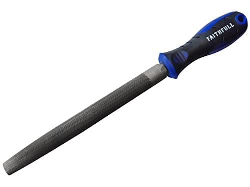 Image of Faithfull FAIFIHRSC8 Engineers File Half Round Second Cut 200mm (8in)