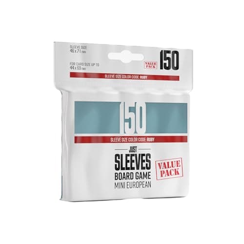 Image of Gamegenic | Just Sleeves - Mini European Value Pack (150 Sleeves) | Board Game Accessory