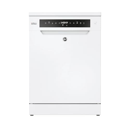 Image of Hoover HF 6B4S1PW-80 H-DISH 700 16 Place Full Size Freestanding Dishwasher - White - B Rated