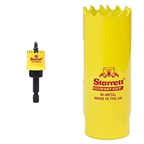 Image of Starrett - CSC20 Smooth Cutting Holesaw 20mm Bundle with Starrett FCH2532 Bi Metal Fast Cut Hole Saw, 20mm