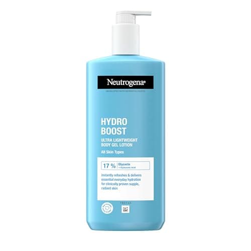 Image of Neutrogena Hydro Boost Body Gel Cream (1x 400ml), Body Lotion with Refreshing and Ultra-Light Formula for Normal to Dry Skin, Naturally Derived Hyaluronic Acid, Body Moisturiser for Advanced Hydration