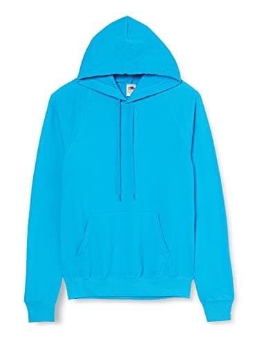 Image of Fruit of the Loom Men's Pull-over Lightweight Hooded Sweat, Azure, Medium