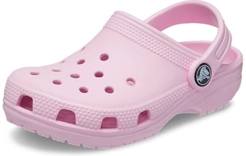 Image of Crocs Unisex Kids Classic Clog T Clog, Ballerina Pink, 6 UK Child