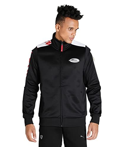 Image of PUMA 2022 Ferrari Race T7 Track Jacket (Black)