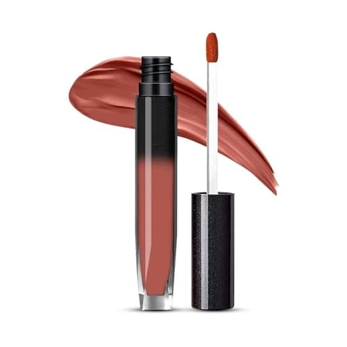 Image of Comf.y Silk Liquid Lipstick - Soulful Brown 01 | Satin Matte HD Finish | Luxe Comfort | Longlasting | No Dryness | Smooth Texture | Mulberry Oil & Shea Butter For Plump Hydrated Lips, 3ml (Pack Of 1)