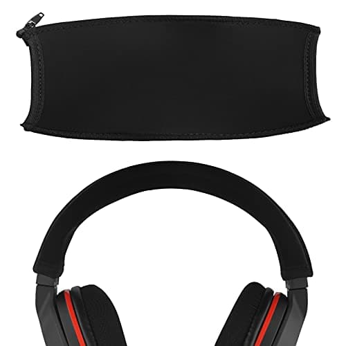 Image of Geekria Headband Cover Compatible with Turtle Beach ELITE PRO, Ear Force Stealth 600, Stealth 700 Gaming Headphones, Replacement Repair Part, Easy DIY Installation