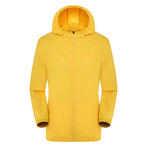 Image of Generisch Transition Jacket Men's Waterproof Breathable Windbreaker Top Ultralight Casual Coats & Jackets for Men Find Bomber Jacket, yellow, XL