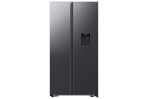 Image of Samsung Series 7 SpaceMax Smart American Fridge Freezer, With an All-Around Cooling System, AI Energy Mode & Smart Conversion, Model: RS57DG410EB4EU 578L, Colour: Black