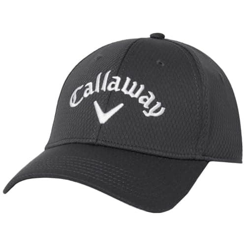 Image of Callaway Golf Mens Side Crested Tour Logo Cap - Charcoal - One Size