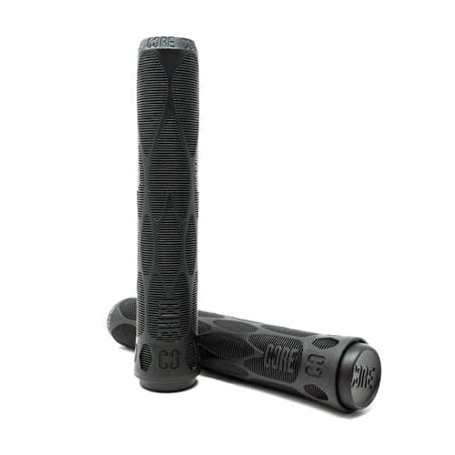Image of CORE Pro Handlebar Grips, Super Soft 170mm Longneck Universal Cycling Grip fits all Stunt Scooters BMX & Mountain Bikes, Premium comfort Bicycle Handle Grip - Black