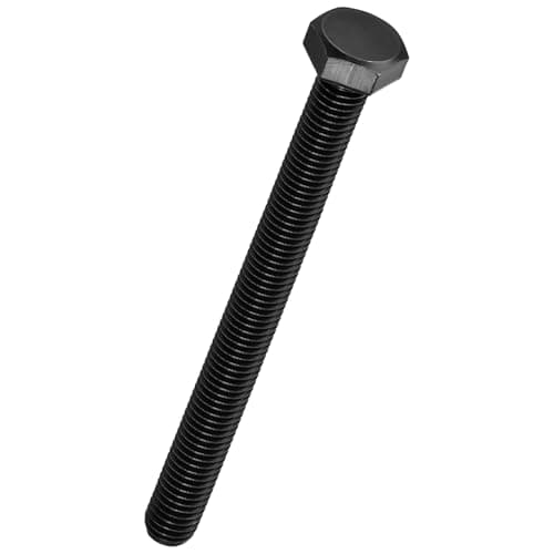 Image of Kozelo 5 Pcs Hex Head Screws Bolts - [M8-1.25x90] Carbon Steel Grade 10.9 Fully Threaded Hex Tap Metric Hexagon Head Machine Bolts Right Hand External Hex Drive, Black
