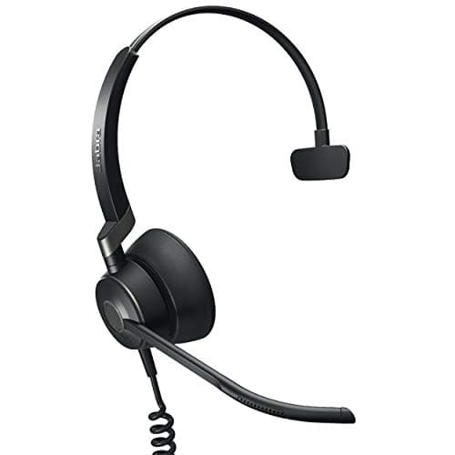 Image of Jabra Engage 50 Wired Headset, Mono – Telephone Headset with 3-Microphone System, Blocks Out Background Noise for Increased Agent Focus, Call Center Headset Features Enhanced Hearing Protection