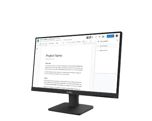 Image of Lenovo ThinkVision S22-4e 22 Inch FHD Monitor - 16:9 - (IPS), Black