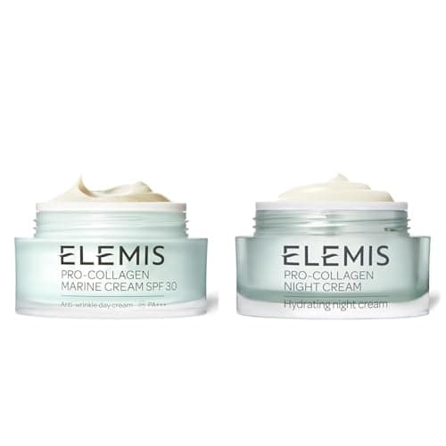 Image of ELEMIS Pro-Collagen Marine Cream SPF30 30ml & Pro-Collagen Night Cream 30ml Anti-Ageing Duo