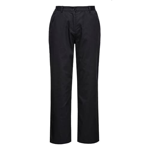 Image of Portwest C071BKRS Unisex Chefs Trousers, Black, S UK